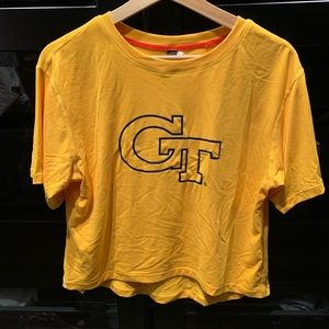 Georgia Tech Crop Top Medium